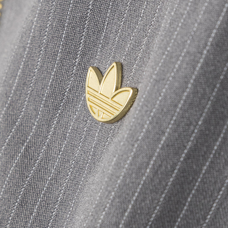 Adidas	Firebird Pinstripe Track Top - L / Grey Four - 3