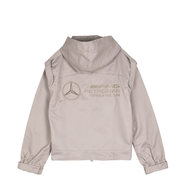Adidas x Bad Bunny x Mercedes-AMG F1 Racing Zip Up Track Top - XL / Clear Granite - 2

