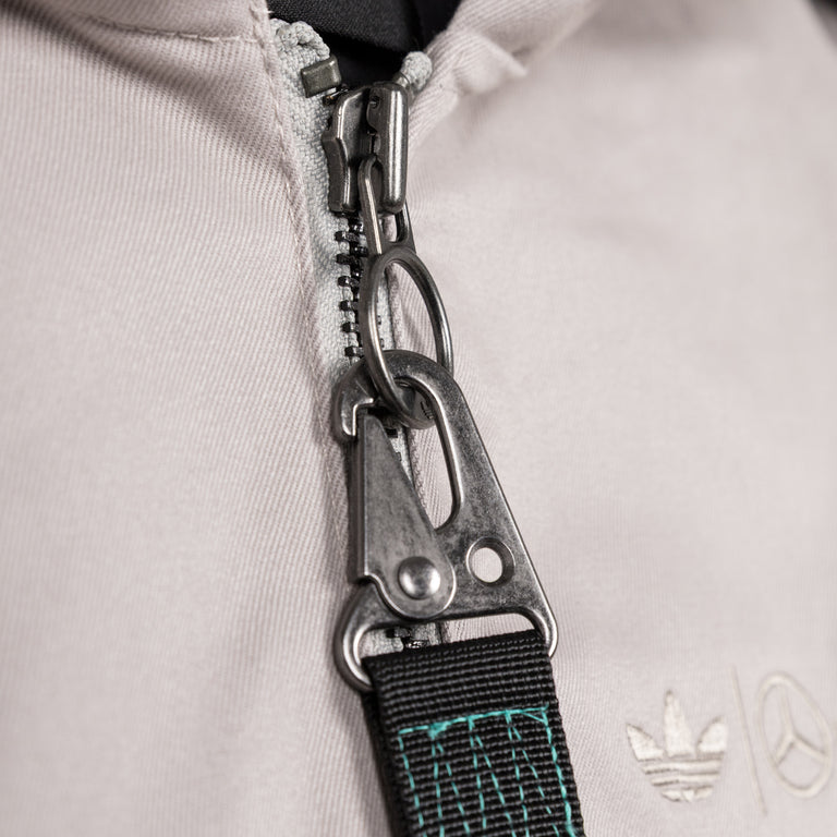 Adidas x Bad Bunny x Mercedes-AMG F1 Racing Zip Up Track Top - XL / Clear Granite - 4
