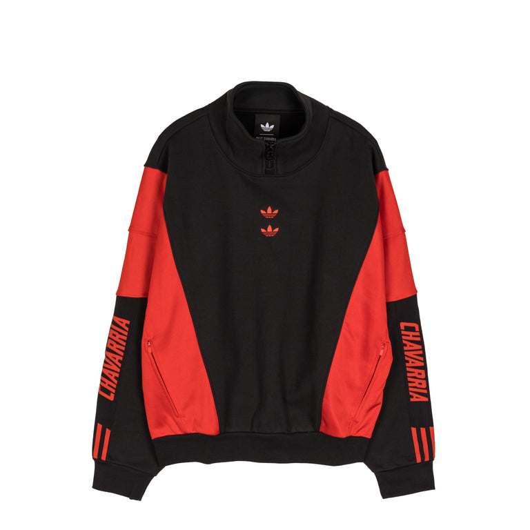 Adidas x Willy Chavarria Watsonville Mockneck Jumper - XXL / Black / Red
