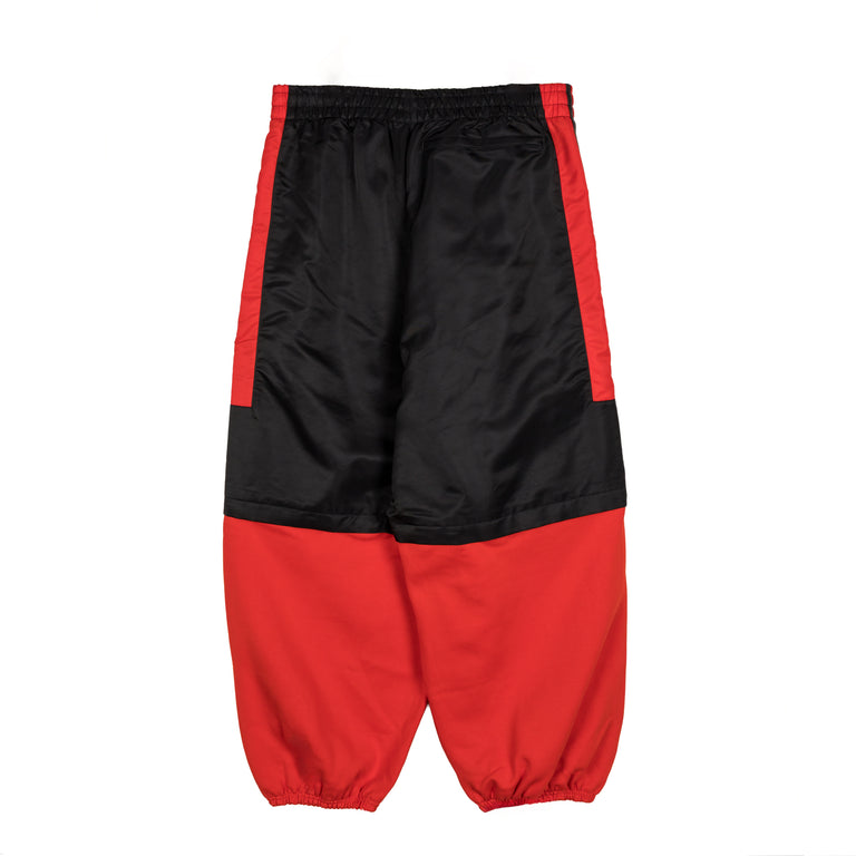 Adidas x Willy Chavarria Fleece Zip Off Pant - M / Black / Red - 2