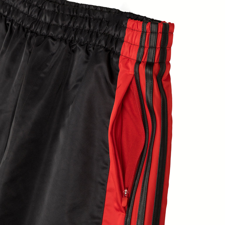 Adidas x Willy Chavarria Fleece Zip Off Pant - M / Black / Red - 3