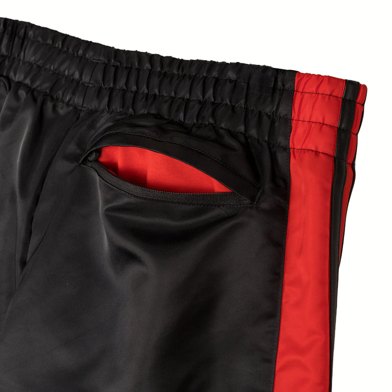 Adidas x Willy Chavarria Fleece Zip Off Pant - M / Black / Red - 4