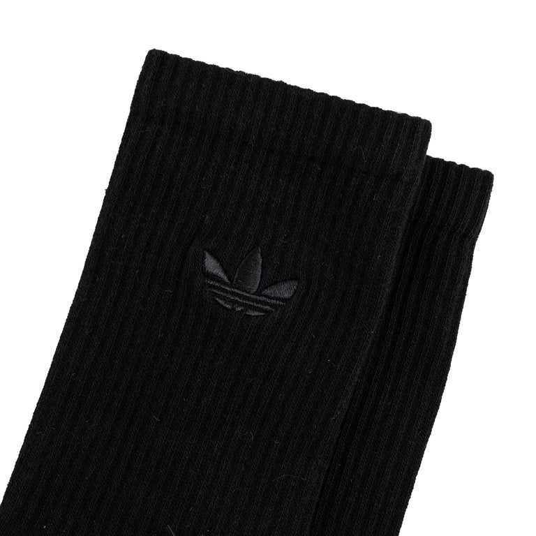Adidas	Everyday Icons Crew Socks 2 Pairs - XL / White / Black - 2