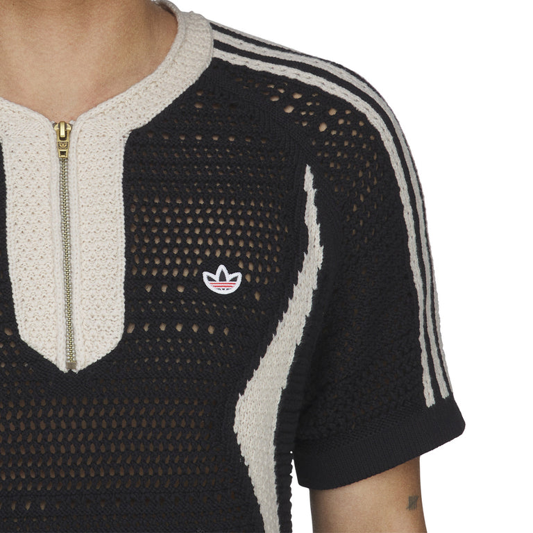 Adidas	x Clot By Edison Chen Knit Jersey - L / Black / Wonder White - 3