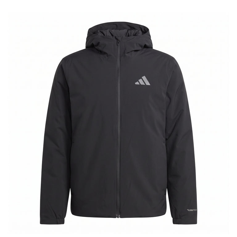 Adidas Terrex Multi Essentials Climaproof Insulated Hooded Jacket onfeet