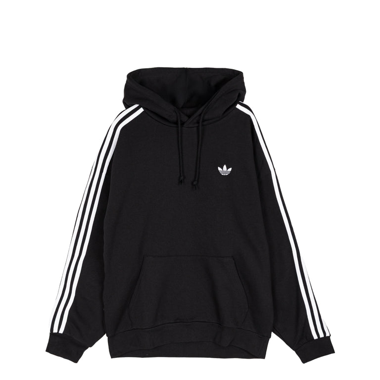 Adidas 3-Stripes Hoodie - L / Black
