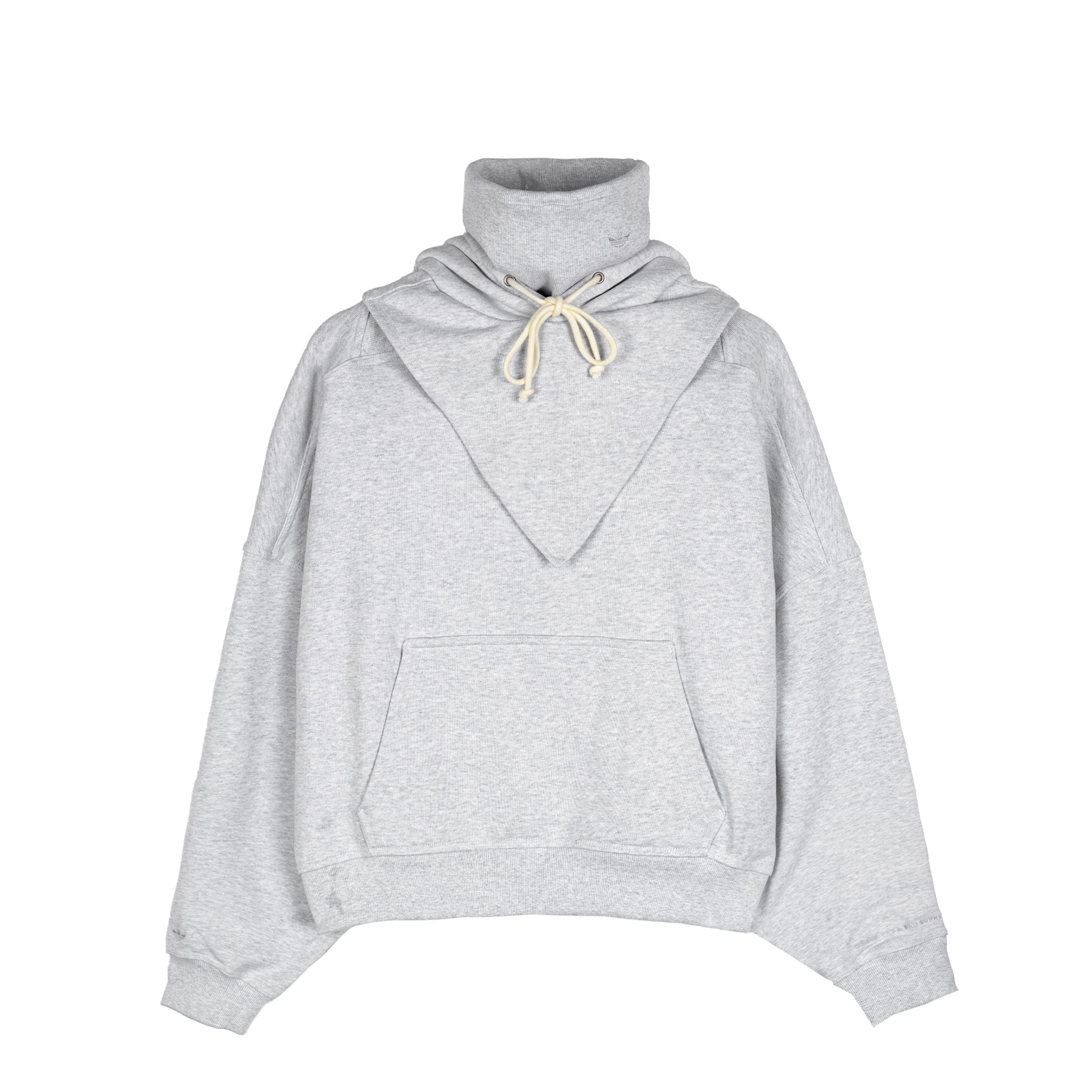  アディダス ×BAD BANY HEAVY CREWNECK HOODED BALACLAVA SWEATSHIRT ヘビー クルーネック フーデッド バラクラバ スウェット トレーナ グレー KF1798 Adidas x Bad Bunny Heavy Crew Neck & Hooded Balaclava Sweatshirt