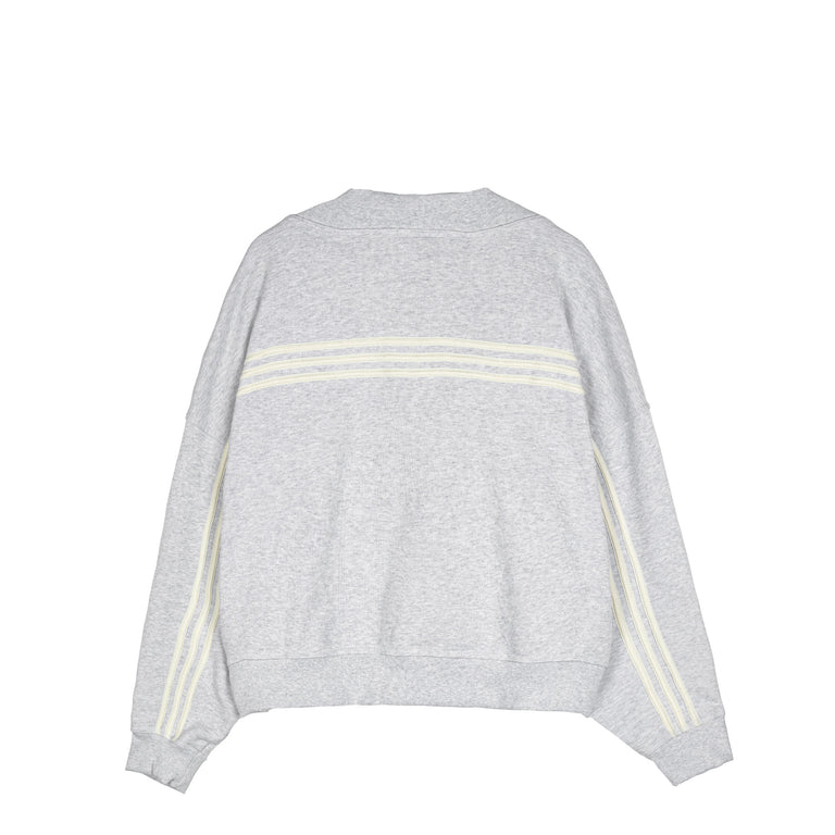 Adidas	x Bad Bunny Heavy Crew Neck & Hooded Balaclava Sweatshirt - L / Light Grey Heather - 3