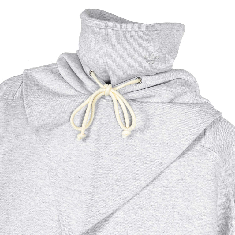 Adidas	x Bad Bunny Heavy Crew Neck & Hooded Balaclava Sweatshirt - L / Light Grey Heather - 5