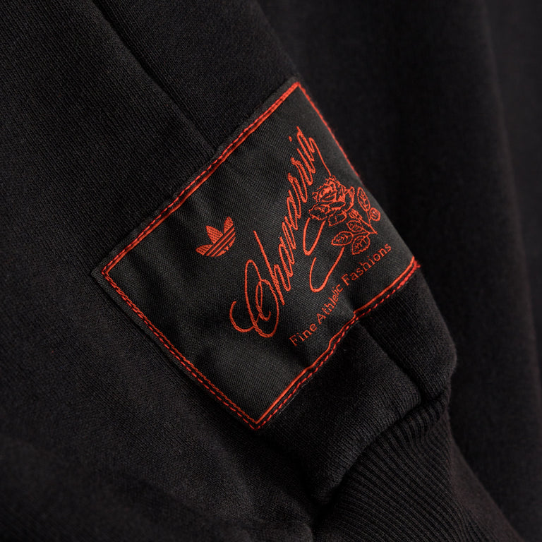 Adidas x Willy Chavarria Bball Fleece Crewneck Sweatshirt - XXL / Black - 5