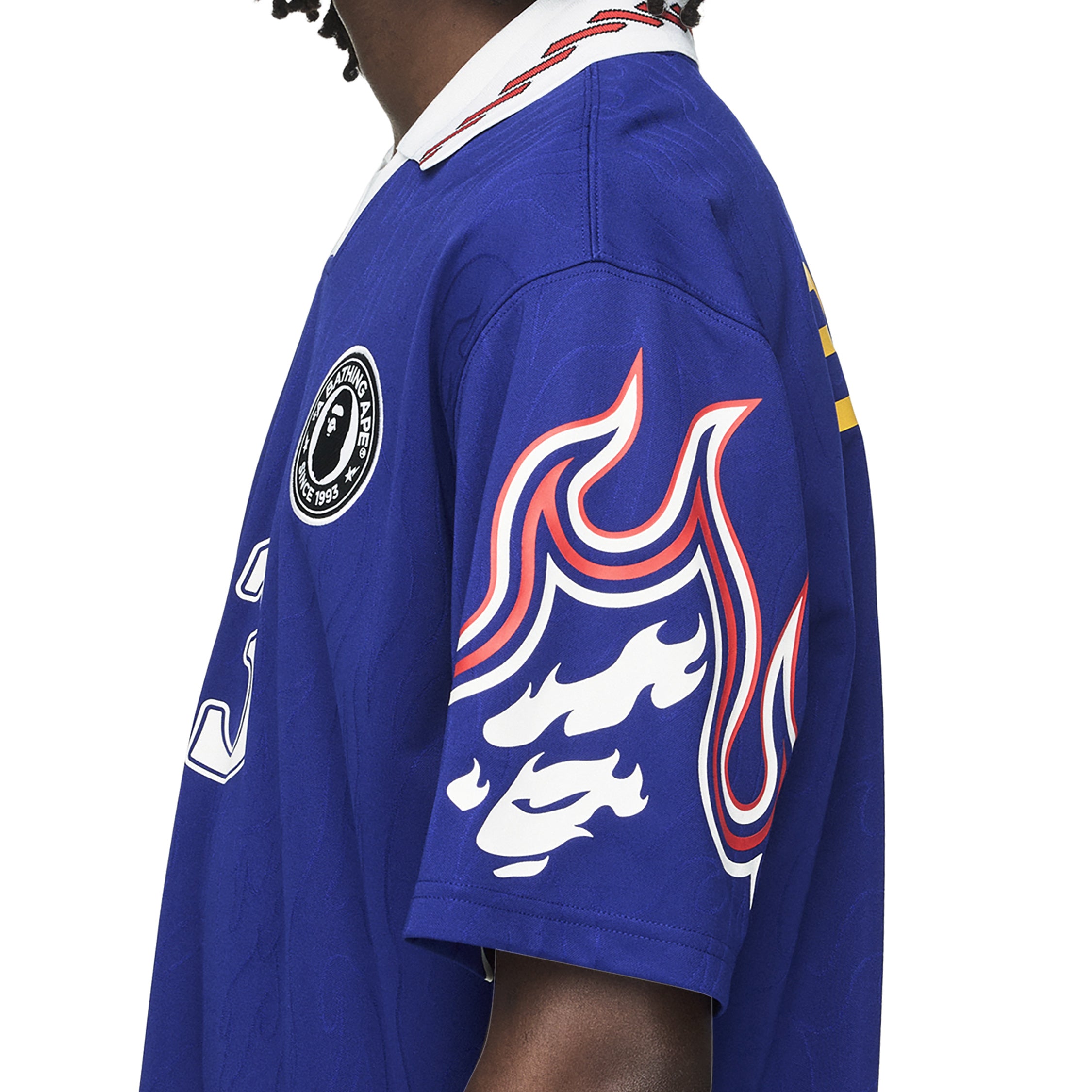 Adidas x Bape Short Sleeve Flame Jersey | Apparel » Buy online now!