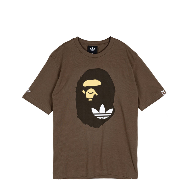 Adidas	x Bape Bape Logo Tee - M / Earth Strata - 2
