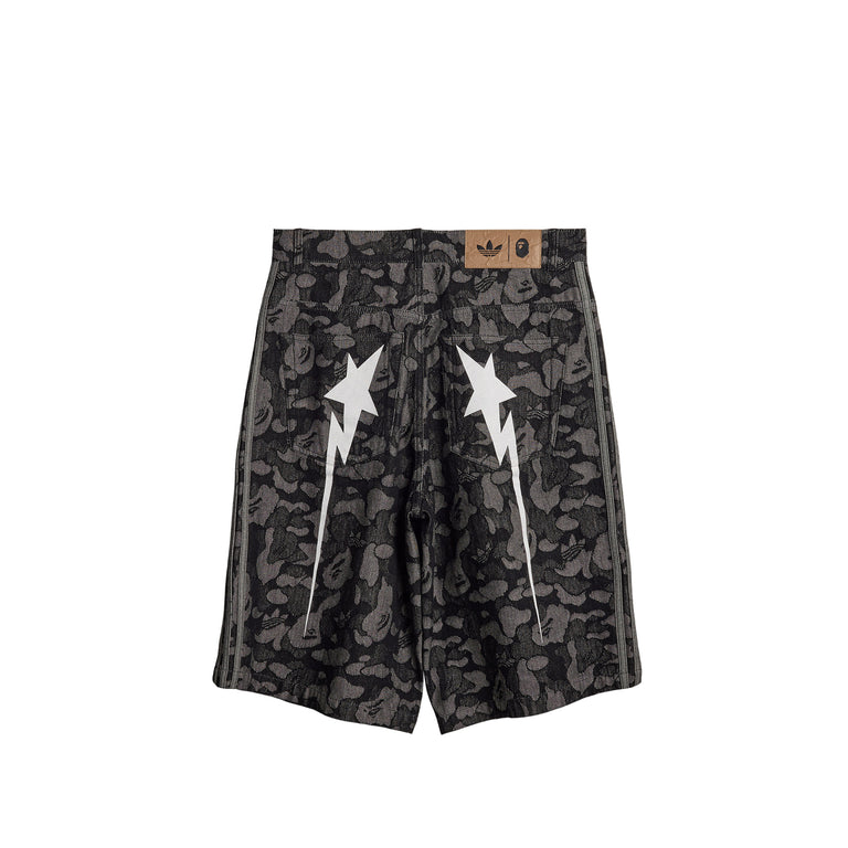 Adidas	x Bape Shark Denim Jorts - L / Black - 2