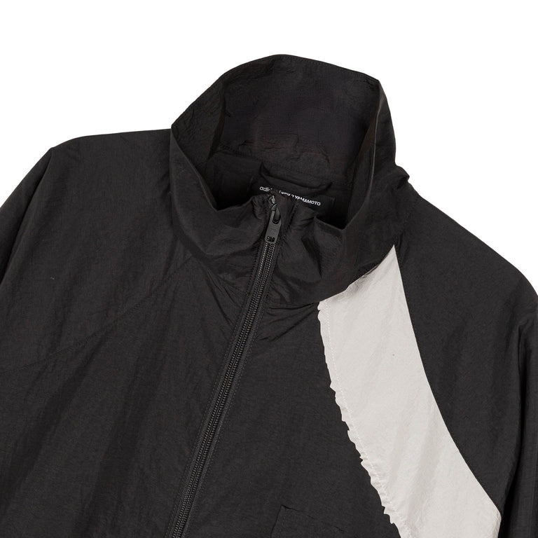 Adidas Y-3 Raw Edge 3 Stripes Nylon Shell Jacket - L / Black - 3
