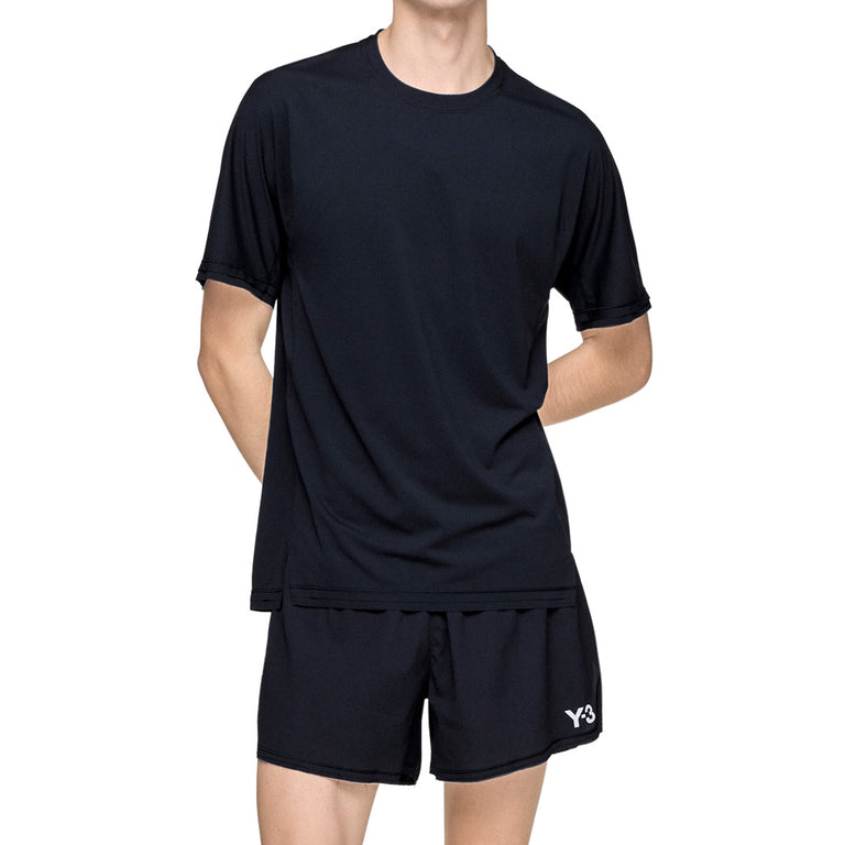 Adidas Y-3 Y-3 Running Short Sleeve Tee - XL / Black - 3