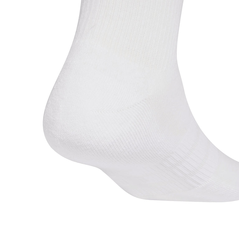 Adidas	Essentials Cushioned Crew Sock 10-Pack - L / White / Black - 2