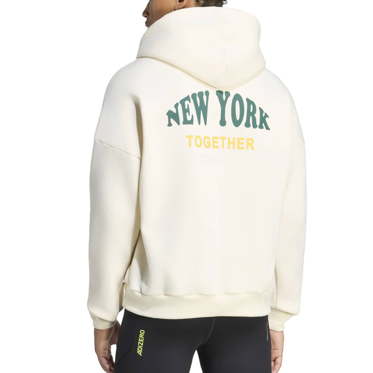 Adidas	Adizero NYC Running Hoodie - XXL / Cream White - 3