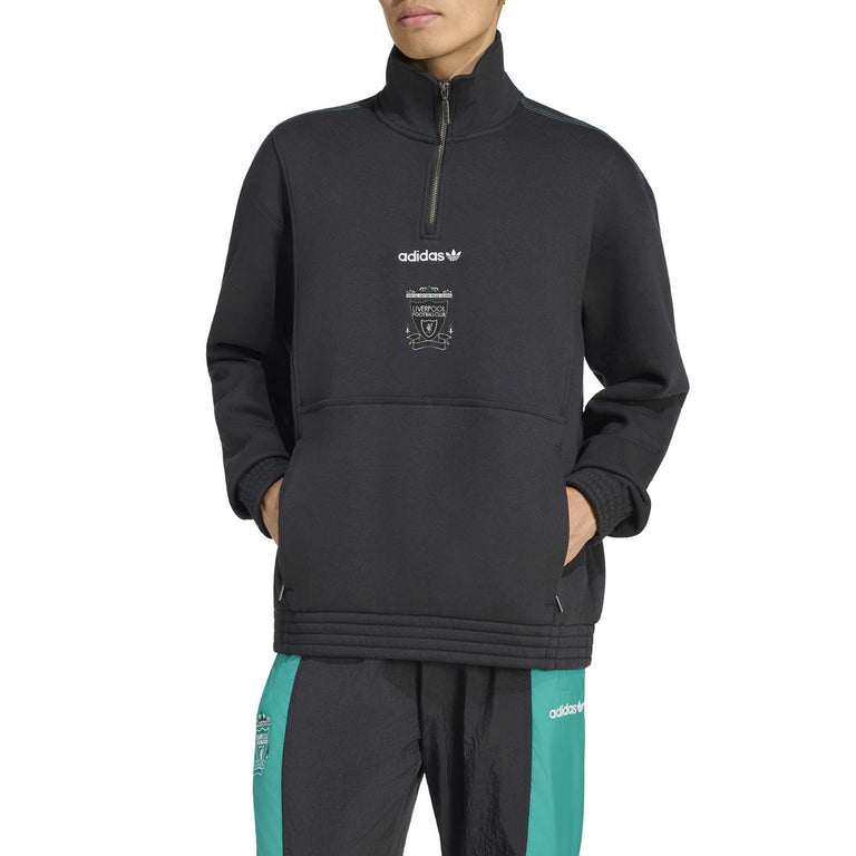 Adidas	Liverpool FC EQT Half Zip Top - L / Black - 4