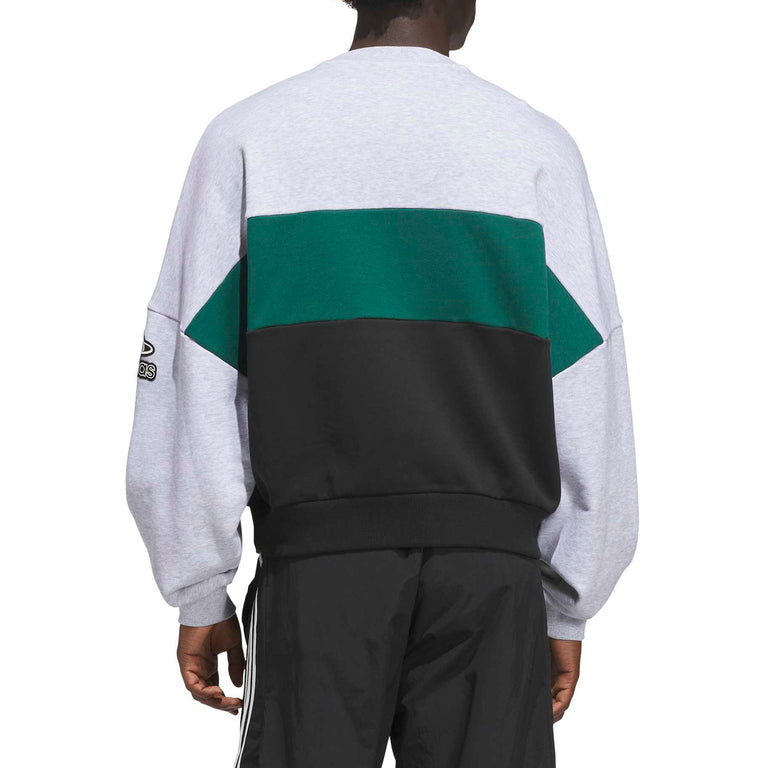 Adidas	Originals Varsity Crewneck - L / Light Grey Heather - 3
