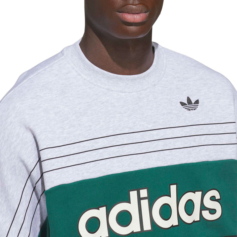 Adidas	Originals Varsity Crewneck - L / Light Grey Heather - 4