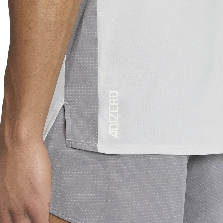 Adidas	Adizero Archive CLIMACOOL Running T-Shirt - L / Grey One / Grey Three - 3