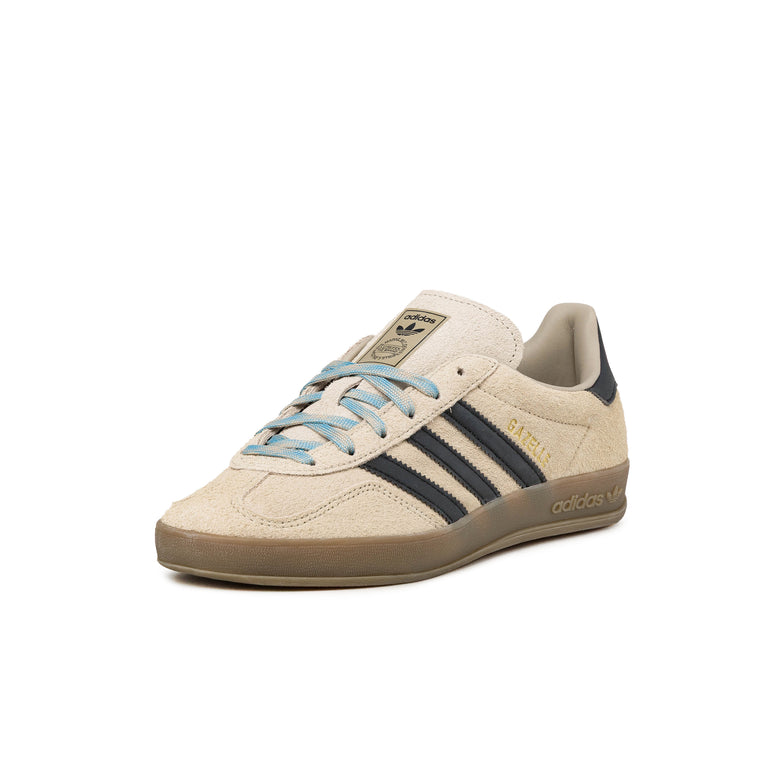 Adidas Gazelle Indoor W - 37 1/3 / Khaki Three / Core Black / Preloved Blue - 2

