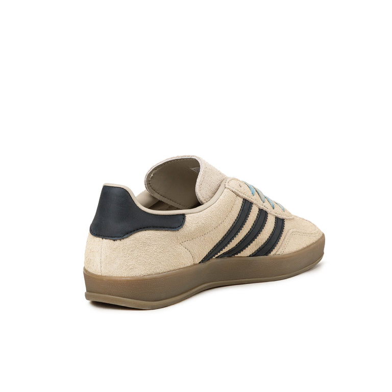 Adidas Gazelle Indoor W - 37 1/3 / Khaki Three / Core Black / Preloved Blue - 3

