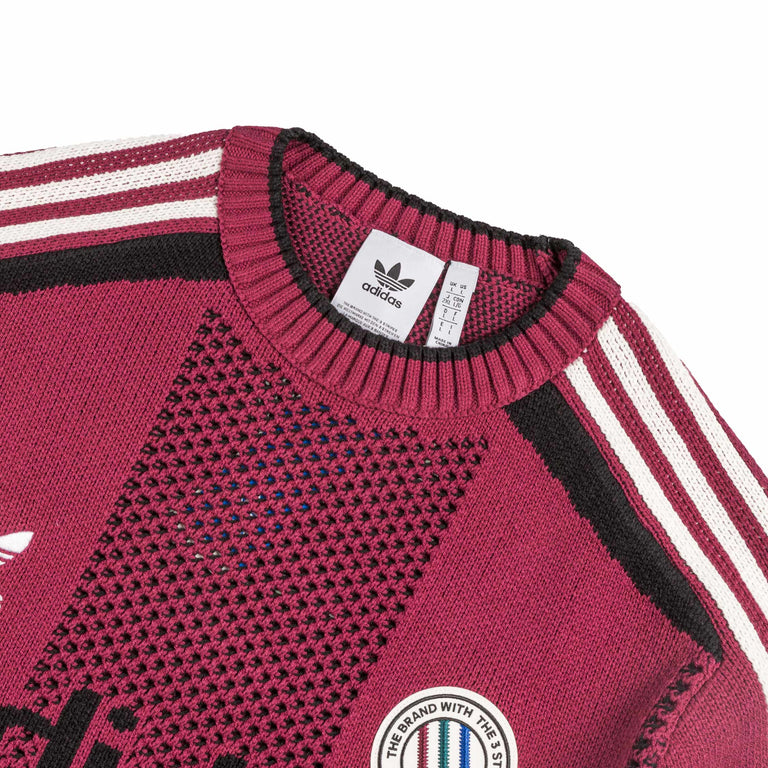 Adidas Adicolor Blokecore Pullover (Legacy Burgundy)