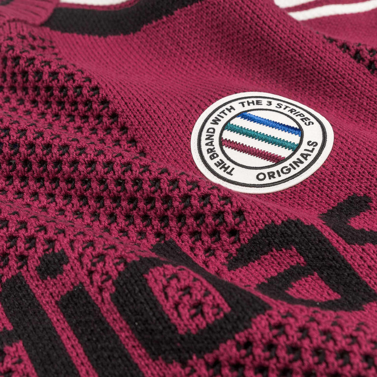 Adidas Adicolor Blokecore Pullover (Legacy Burgundy)