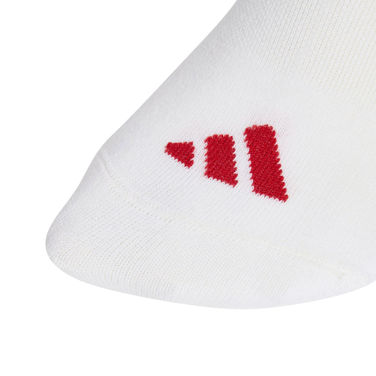 Adidas	WMS Graphic Sock 3 Pair Pack - M / White / Better Scarlet / Black - 2