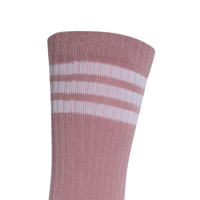 Adidas	3-Stripes Cushioned Crew Socks 3 Pair Pack - L / Magic Mauve / White / Halo Green / Grey Four - 2
