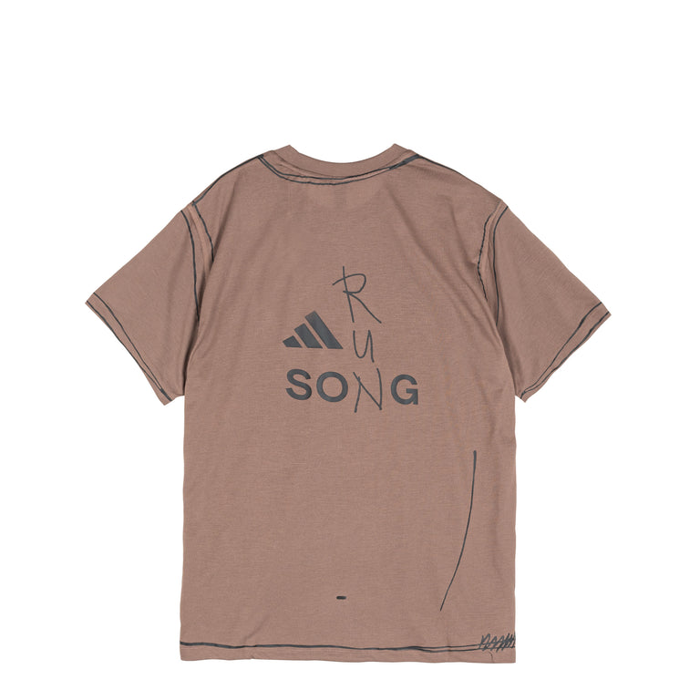 Adidas	x Song for the Mute Adi365 Running Unitefit T-Shirt - S / Trace Brown - 2