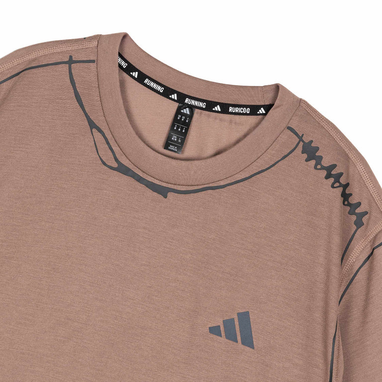 Adidas	x Song for the Mute Adi365 Running Unitefit T-Shirt - S / Trace Brown - 3