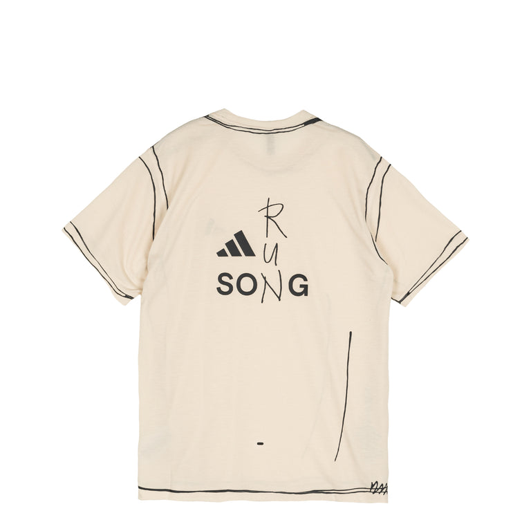 Adidas	x Song for the Mute Adi365 Running Unitefit T-Shirt - L / Halo Ivory - 2