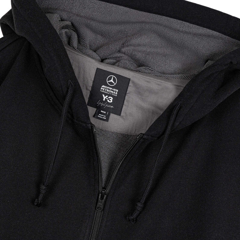 Adidas Y-3 x Mercedes-AMG PETRONAS F1 Team Zip Hoodie - L / Black - 3