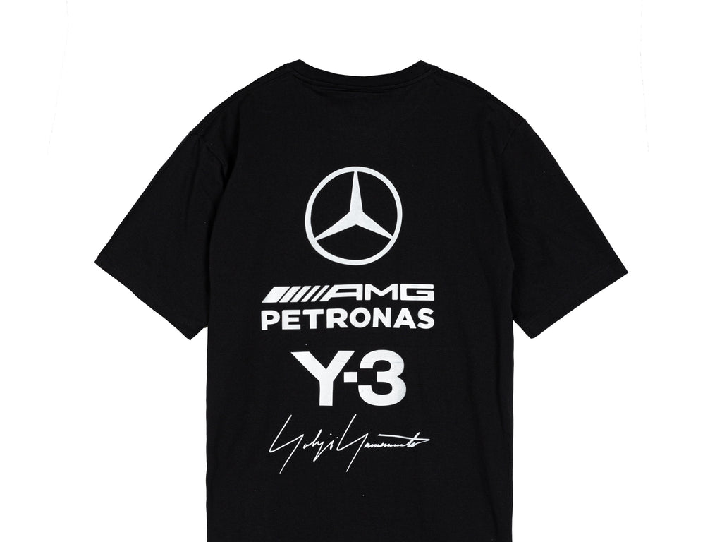 Adidas Y-3 x Mercedes-AMG PETRONAS F1 Team Logo Stack Short Sleeve