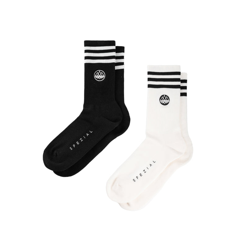 Adidas	SPZL Mod Socks - XL / Chalk White / Black
