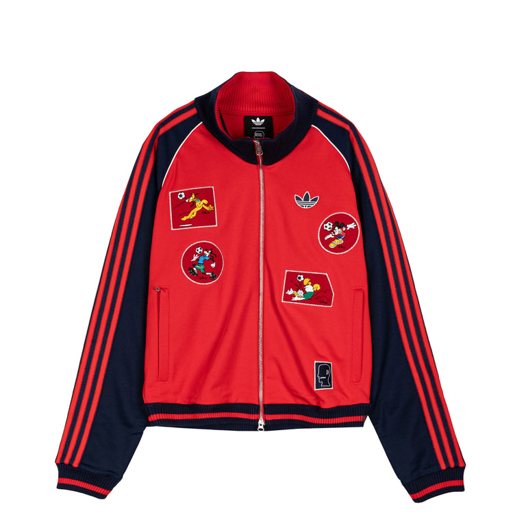 Adidas	x Brain Dead x Disney Tracktop - L / Better Scarlet - 1