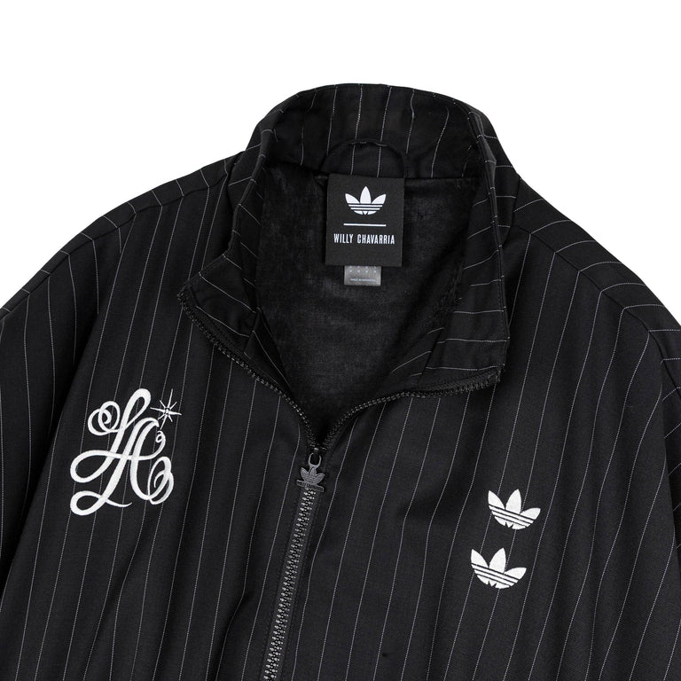 Adidas	x Willy Chavarria Pinstripe Track Jacket - S / Black / White - 2