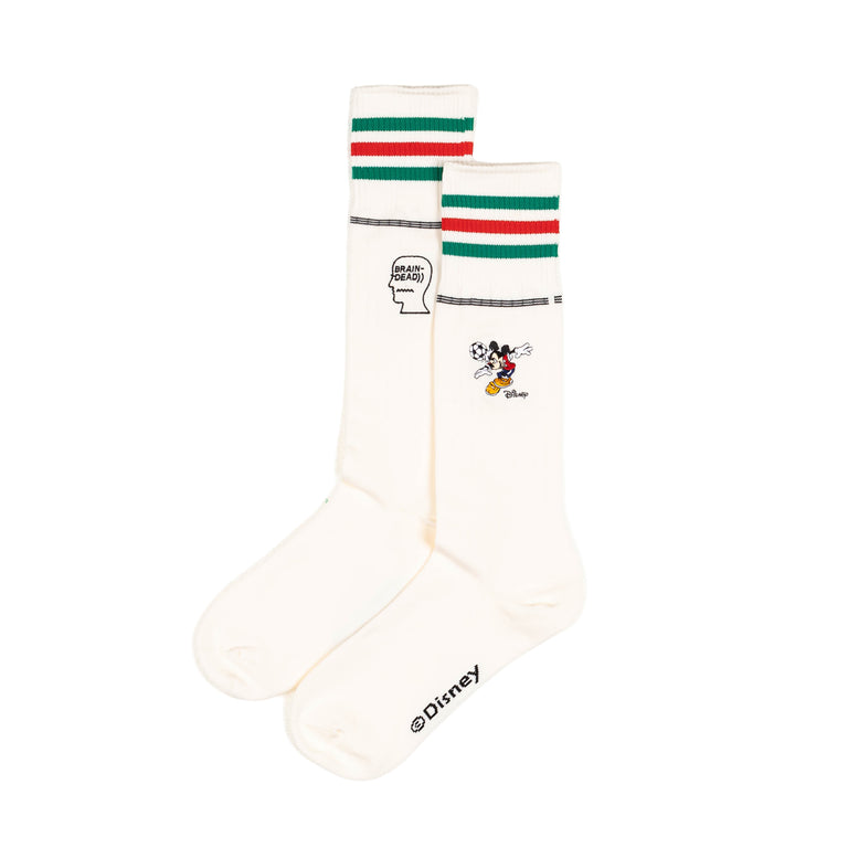 Adidas	x Brain Dead x Disney Socks - XS / Chalk White - 1