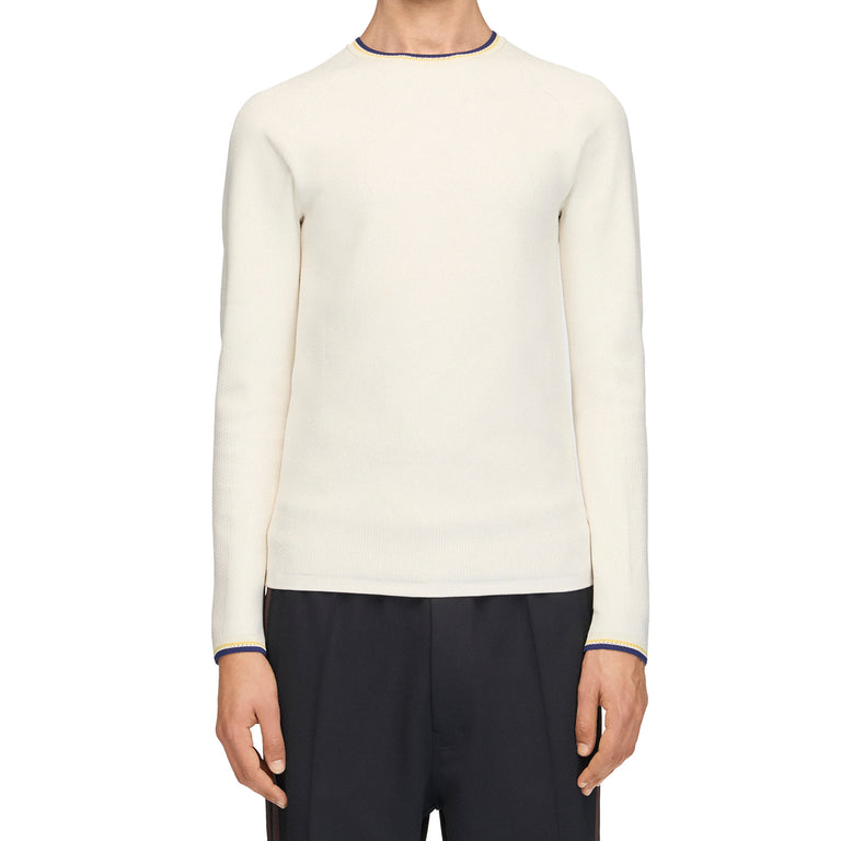 Adidas	x Wales Bonner x Y-3 Knit Base Long-Sleeve Top - XXL / Cream White - 3
