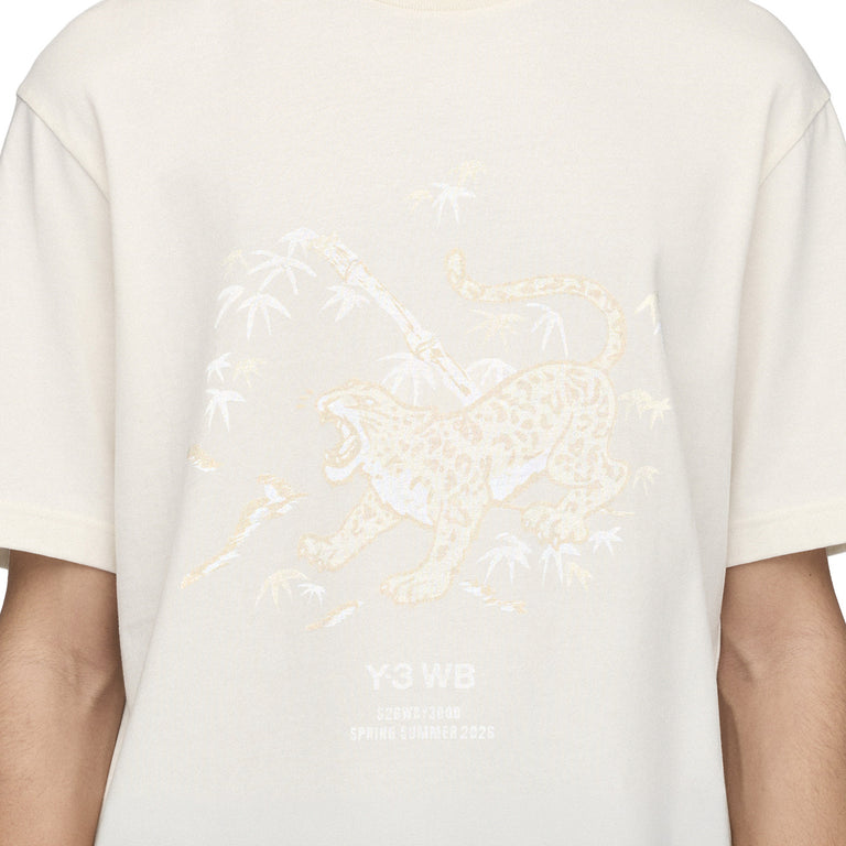 Adidas Y-3 x Wales Bonner Graphic T-Shirt - L / Chalk White - 3