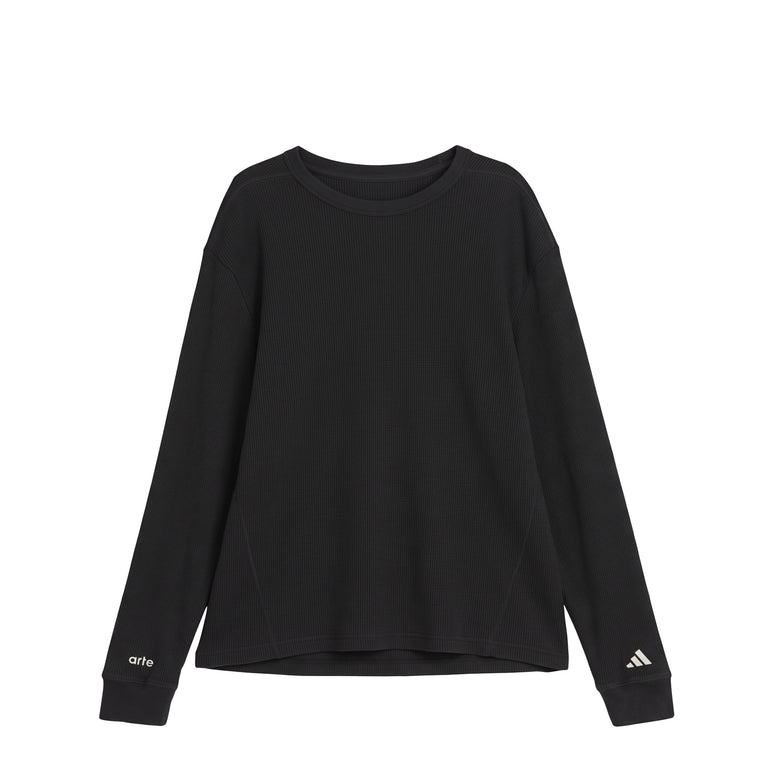 Adidas	x Arte Antwerp 2-Pack Waffle-Knit Longsleeves - L / Black / Off White - 3
