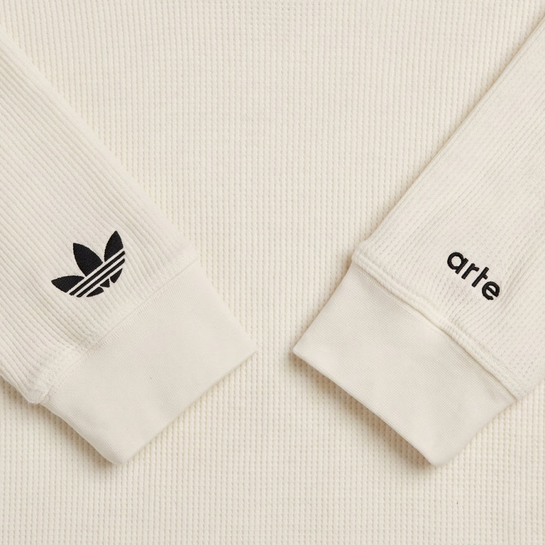 Adidas	x Arte Antwerp 2-Pack Waffle-Knit Longsleeves - L / Black / Off White - 7

