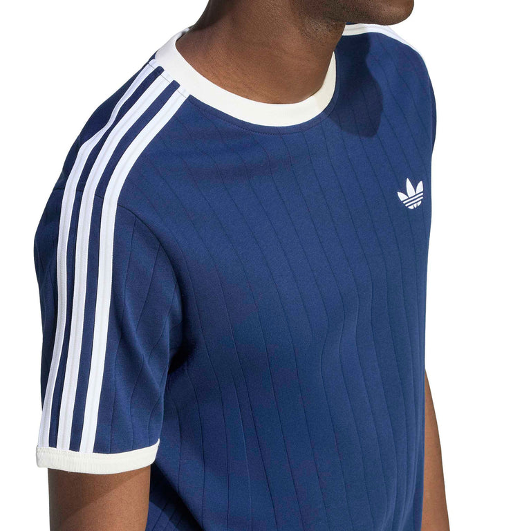 Adidas Drop Needle 3-Stripes Tee - XXL / Night Indigo - 3