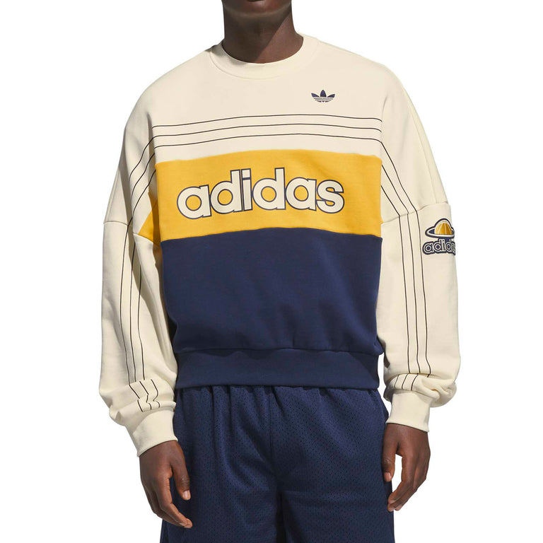 Adidas	Originals Varsity Crewneck - L / Cream White - 2