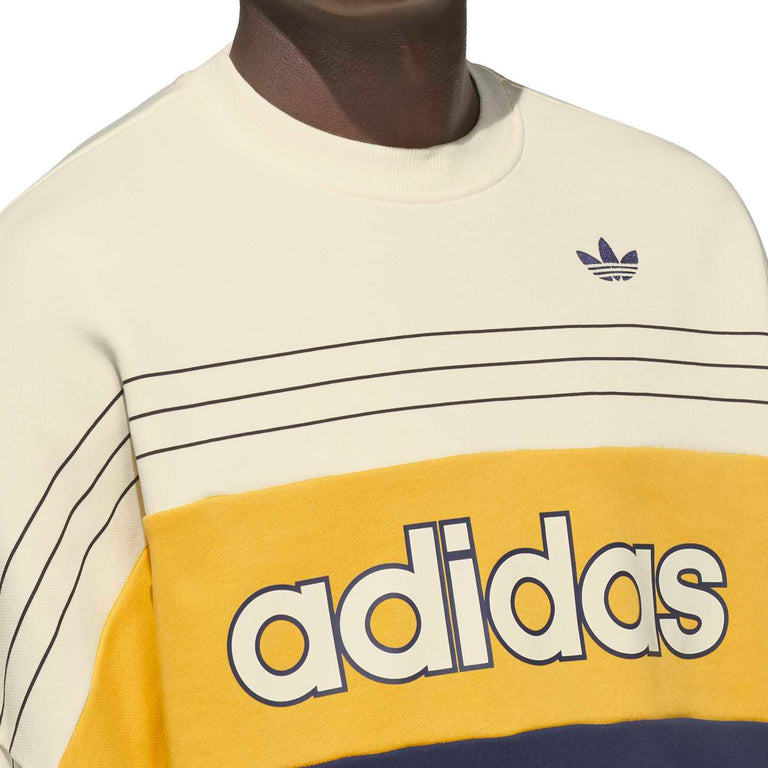 Adidas	Originals Varsity Crewneck - L / Cream White - 4