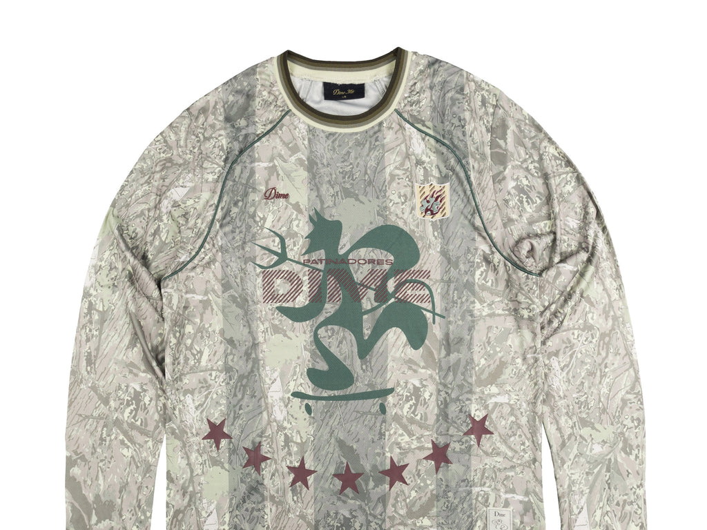 【関税込み】Dime グリーン Patinadores Jersey トップス Dime Patinadores Jersey / Sage (ダイム 長袖 Tシャツ