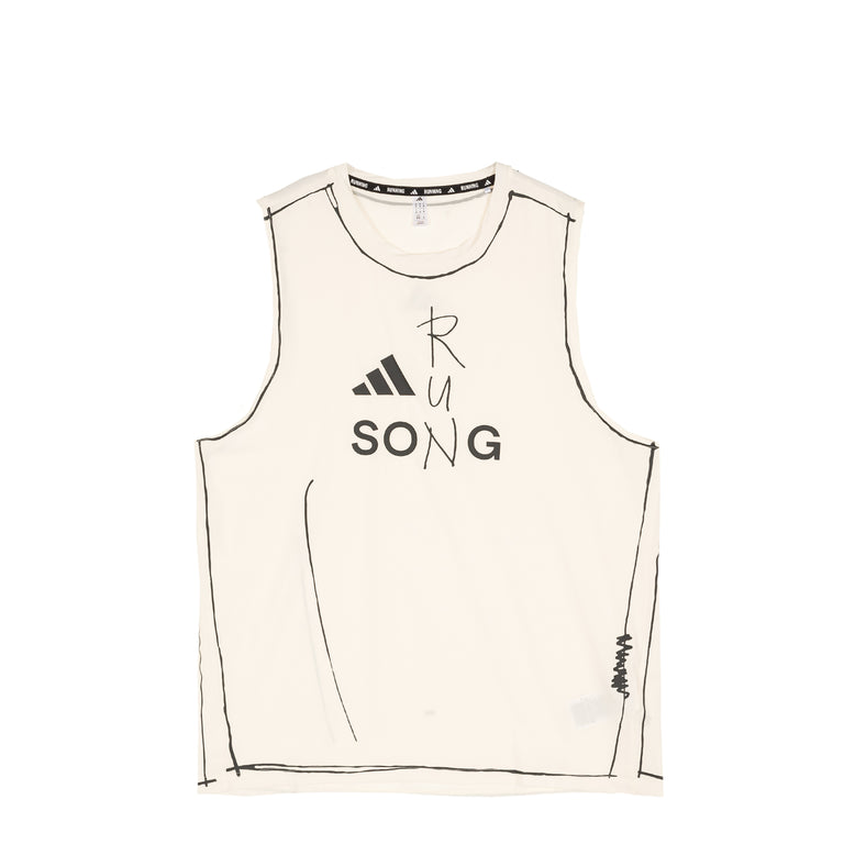Adidas	x Song for the Mute Adi365 Running Tank Top - L / Chalk White
